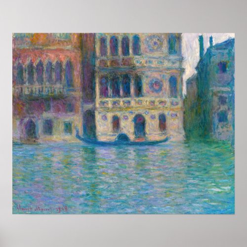 Claude Monet _ Palazzo Dario Poster