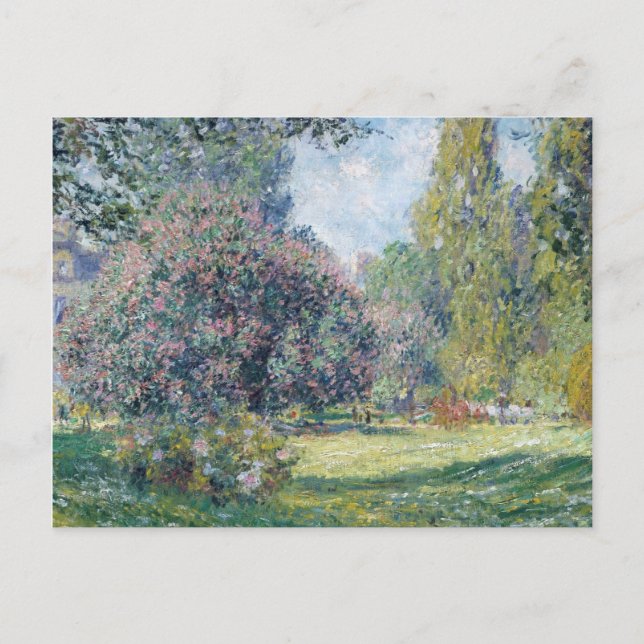 Claude Monet - Parc Monceau, Paris Holiday Postcard (Front)