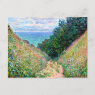 Claude Monet: Path at La Cavee Pourville Postcard