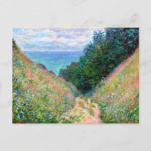 Claude Monet Path at La Cavee Pourville Postcard