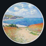 Claude Monet - Path in Wheat Fields at Pourville Ceramic Knob<br><div class="desc">Path in the Wheat Fields at Pourville (Chemin dans les blés à Pourville) - Claude Monet,  Oil on canvas,  1882</div>