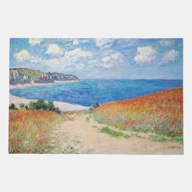 Claude Monet - Path in Wheat Fields at Pourville Doormat (Front)