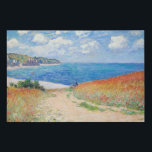 Claude Monet - Path in Wheat Fields at Pourville Faux Canvas Print<br><div class="desc">Path in the Wheat Fields at Pourville (Chemin dans les blés à Pourville) - Claude Monet,  Oil on canvas,  1882</div>