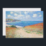 Claude Monet - Path in Wheat Fields at Pourville Invitation<br><div class="desc">Path in the Wheat Fields at Pourville (Chemin dans les blés à Pourville) - Claude Monet,  Oil on canvas,  1882</div>