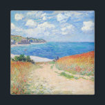 Claude Monet - Path in Wheat Fields at Pourville Magnet<br><div class="desc">Path in the Wheat Fields at Pourville (Chemin dans les blés à Pourville) - Claude Monet,  Oil on canvas,  1882</div>