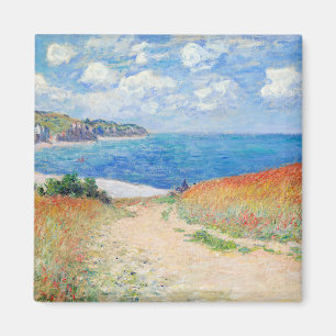 Claude Monet - Path in Wheat Fields at Pourville Magnet