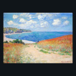 Claude Monet - Path in Wheat Fields at Pourville Photo Print<br><div class="desc">Path in the Wheat Fields at Pourville (Chemin dans les blés à Pourville) - Claude Monet,  Oil on canvas,  1882</div>
