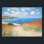 Claude Monet - Path in Wheat Fields at Pourville Photo Print<br><div class="desc">Path in the Wheat Fields at Pourville (Chemin dans les blés à Pourville) - Claude Monet,  Oil on canvas,  1882</div>