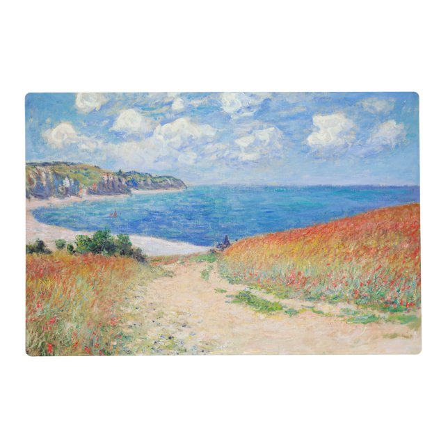 Claude Monet - Path in Wheat Fields at Pourville Placemat (Front)