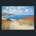 Claude Monet - Path in Wheat Fields at Pourville Poster<br><div class="desc">Path in the Wheat Fields at Pourville (Chemin dans les blés à Pourville) - Claude Monet,  Oil on canvas,  1882</div>