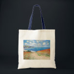 Claude Monet - Path in Wheat Fields at Pourville Tote Bag<br><div class="desc">Path in the Wheat Fields at Pourville (Chemin dans les blés à Pourville) - Claude Monet,  Oil on canvas,  1882</div>