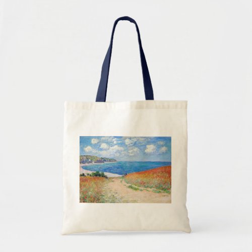 Claude Monet _ Path in Wheat Fields at Pourville Tote Bag