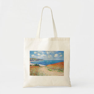 Claude Monet - Path in Wheat Fields at Pourville Tote Bag