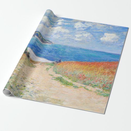 Claude Monet _ Path in Wheat Fields at Pourville Wrapping Paper