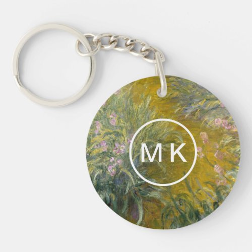 Claude Monet  Path through the Irises Keychain