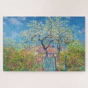 Claude Monet Pear Tree in Bloom Jigsaw Puzzle