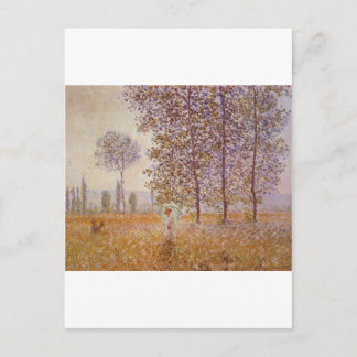 Claude Monet - Poplars in the Sun Postcard