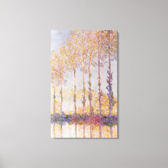 Claude Monet | Poplars on the Banks of the Epte Canvas Print (Front)