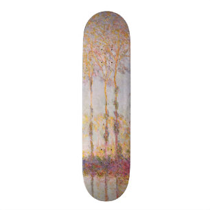 Claude Monet   Poplars on the Banks of the Epte Skateboard Deck