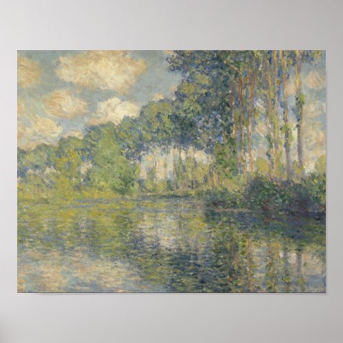 Claude Monet _ Poplars on the Epte Poster