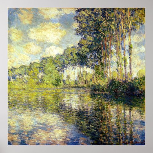 Claude Monet _ Poplars on the Epte Poster