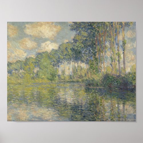 Claude Monet _ Poplars on the Epte Poster