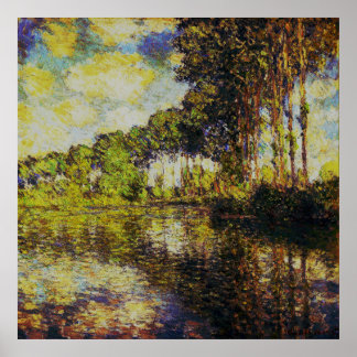 Claude Monet - Poplars on the Epte Poster