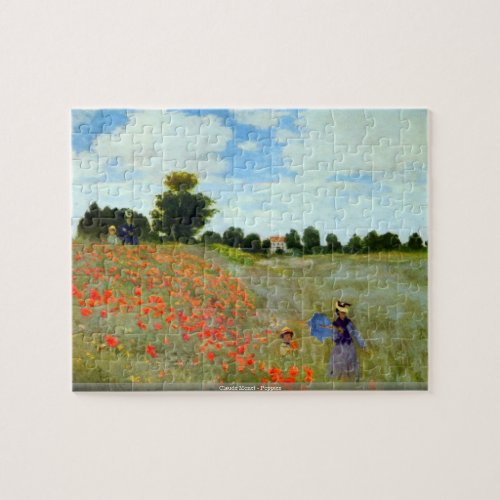 Claude Monet _ Poppies Jigsaw Puzzle
