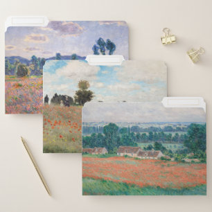Claude Monet - Poppies Masterpieces Selection File Folder