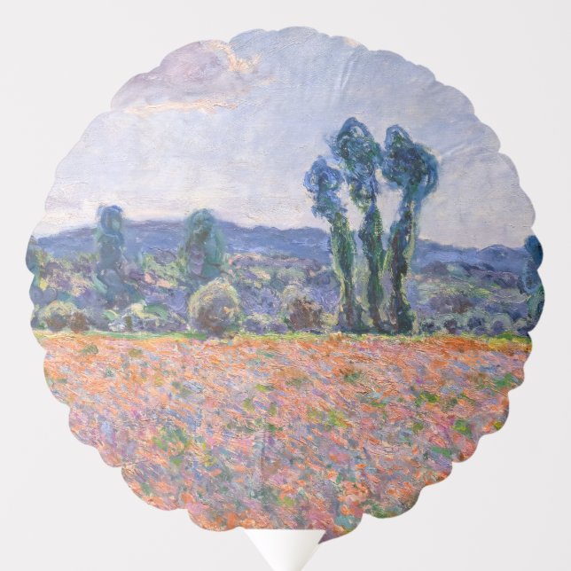 Claude Monet - Poppy Field 1890 (Giverny) Balloon (Front)