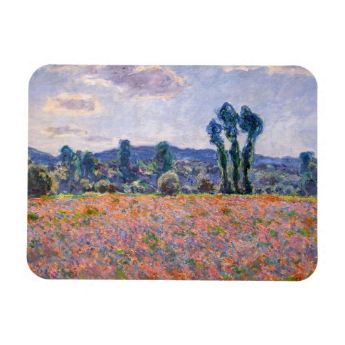 Claude Monet _ Poppy Field 1890 Giverny Magnet