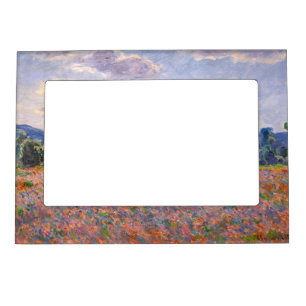 Claude Monet - Poppy Field 1890 (Giverny) Magnetic Frame
