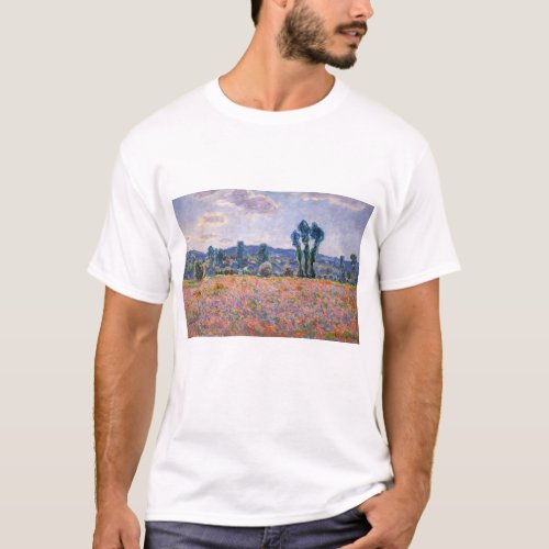 Claude Monet _ Poppy Field 1890 Giverny T_Shirt