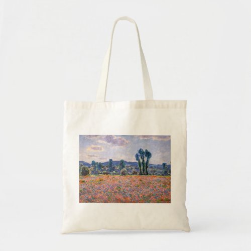 Claude Monet _ Poppy Field 1890 Giverny Tote Bag