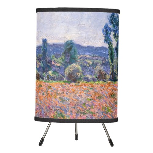 Claude Monet _ Poppy Field 1890 Giverny Tripod Lamp