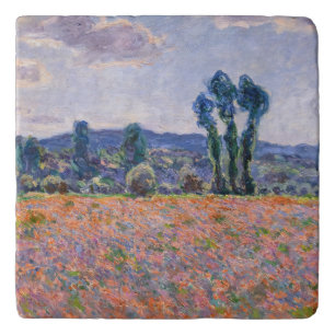 Claude Monet - Poppy Field 1890 (Giverny) Trivet