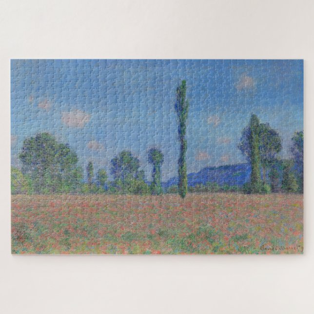 Claude Monet Poppy Field (1890) Jigsaw Puzzle (Horizontal)