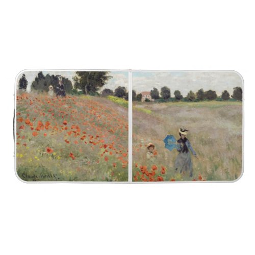 Claude Monet _ Poppy Field Beer Pong Table