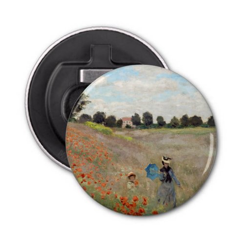 Claude Monet _ Poppy Field Bottle Opener