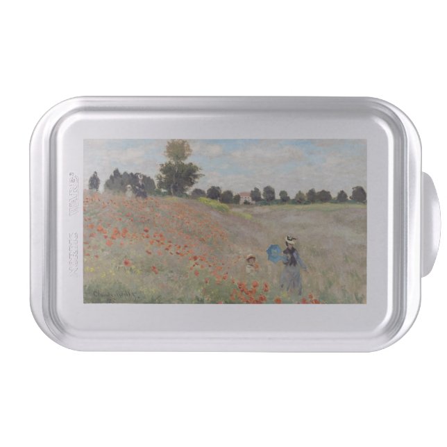 Claude Monet - Poppy Field Cake Pan (Front)