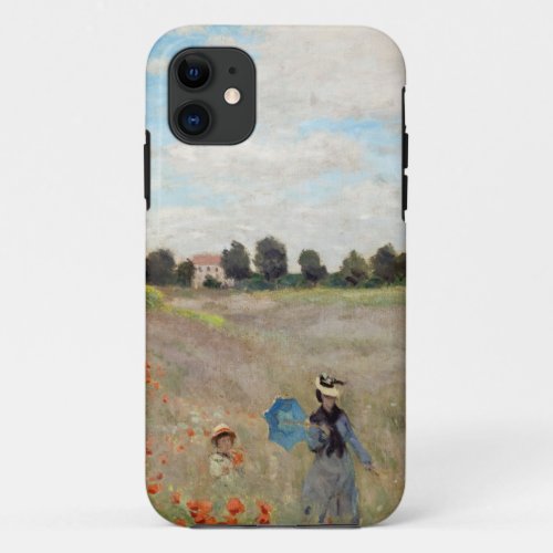 Claude Monet _ Poppy Field iPhone 11 Case