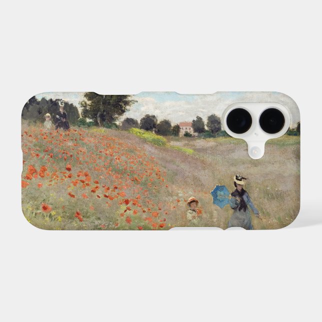 Claude Monet - Poppy Field Case-Mate iPhone Case (Back (Horizontal))