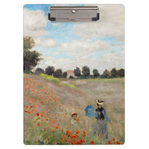 Claude Monet - Poppy Field Clipboard