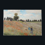 Claude Monet - Poppy Field Doormat<br><div class="desc">Poppy Field / Wild Poppies,  near Argenteuil / Les Coquelicots - Claude Monet in 1873</div>