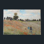 Claude Monet - Poppy Field Doormat<br><div class="desc">Poppy Field / Wild Poppies,  near Argenteuil / Les Coquelicots - Claude Monet in 1873</div>