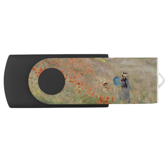 Claude Monet - Poppy Field Flash Drive (Front)