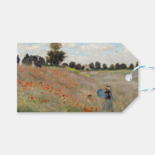 Claude Monet _ Poppy Field Gift Tags