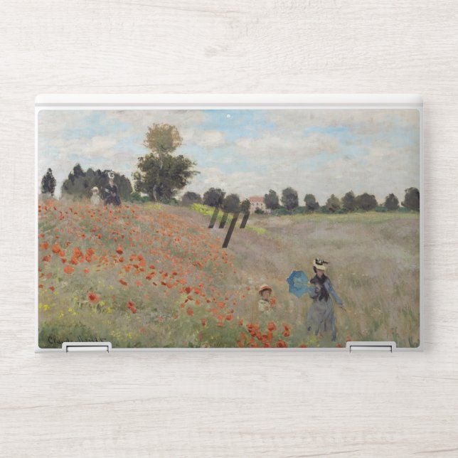 Claude Monet - Poppy Field HP Laptop Skin (Front)