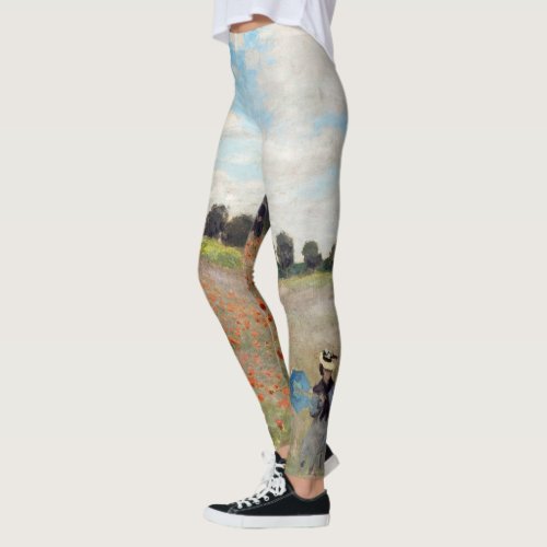 Claude Monet _ Poppy Field Leggings