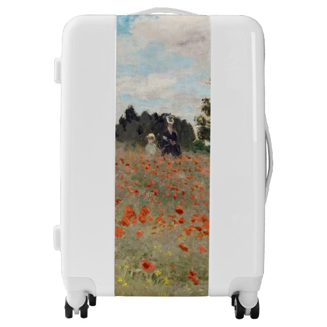 Claude Monet - Poppy Field Luggage (Front)
